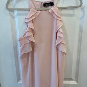 Light pink ruffle dress